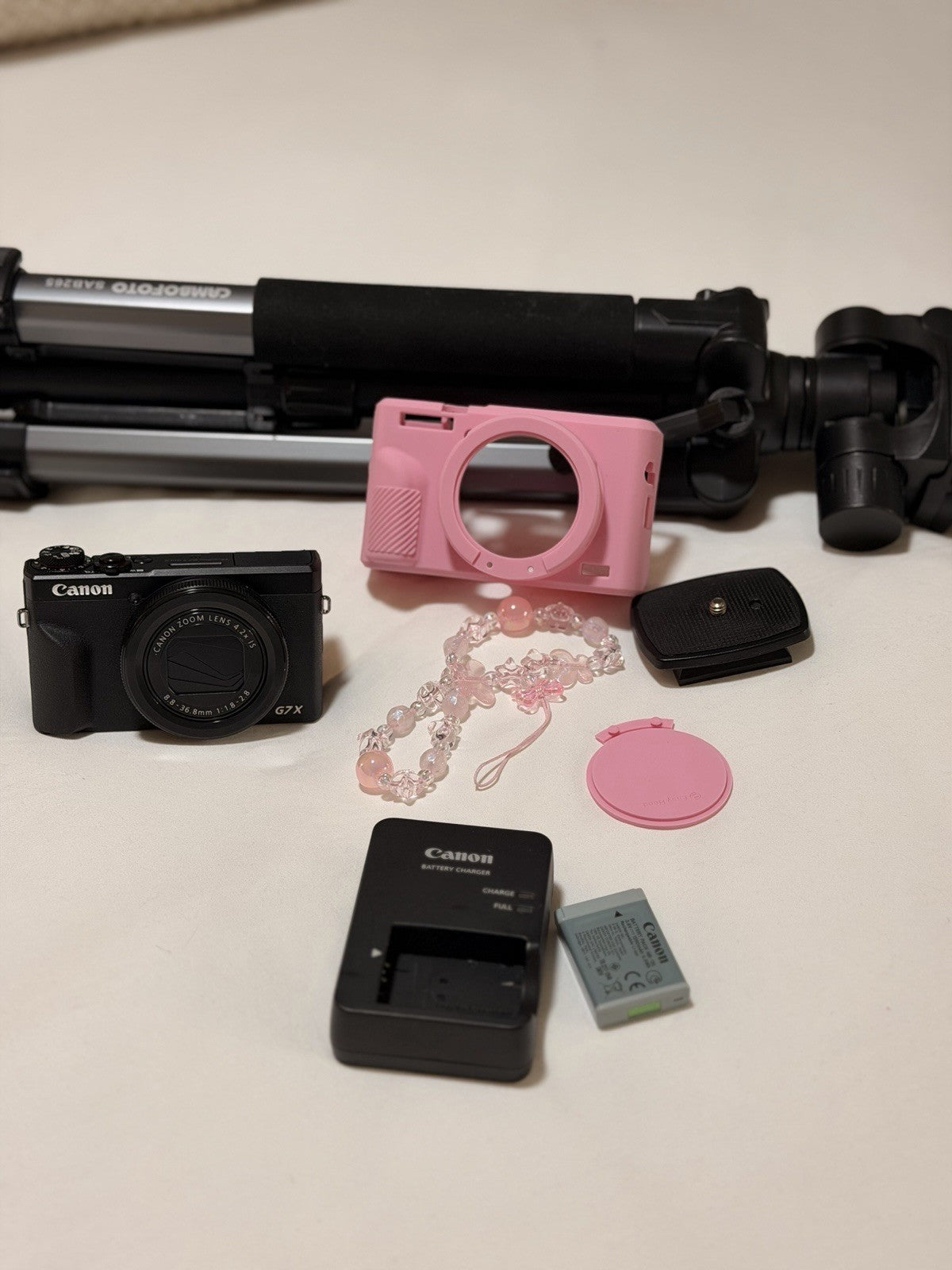 Canon PowerShot G7 X Mark III Digital Camera Black Pink 4.2x Zoom Wi-Fi HDMI USB