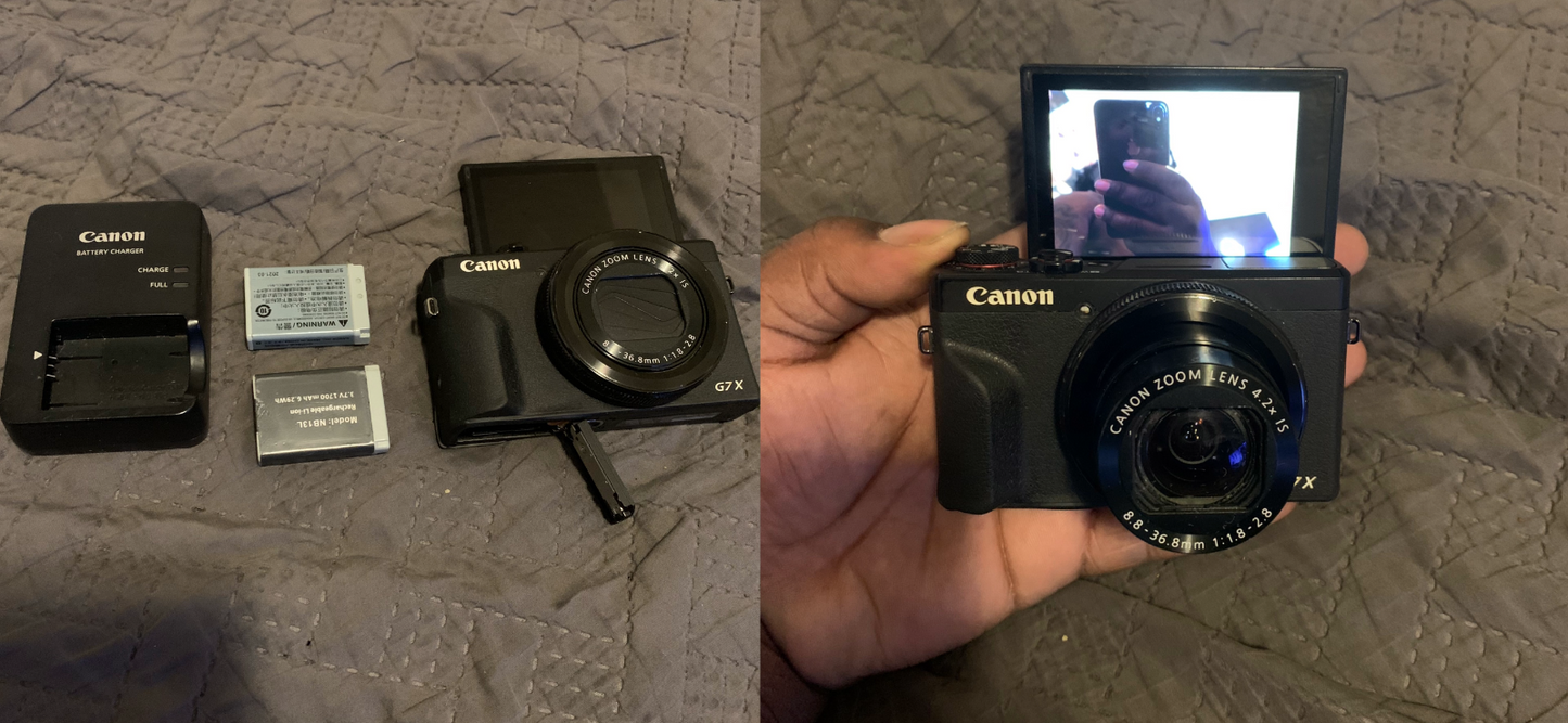 Canon PowerShot G7 X Mark III - 20.1MP Point & Shoot Digital Camera - Black