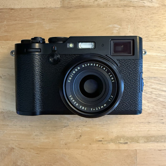 Fujifilm X100F 24.3 MP Black APS-C Digital Camera w/23mm f2 Lens 73W03054 +More
