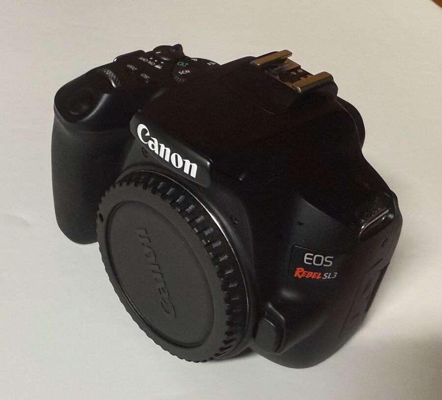 Canon EOS Rebel SL3 dSLR with Five Lenses and Accessories